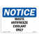 SignMission Notice - Waste Antifreeze Coolant Only Sign | Wayfair