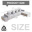 Canapé modulaire 4 places avec repose-pieds modulaire pour espaces de vie compacts-571583387