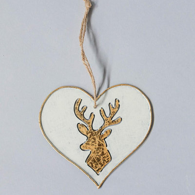 Ornement suspendu à motif de cerf antique