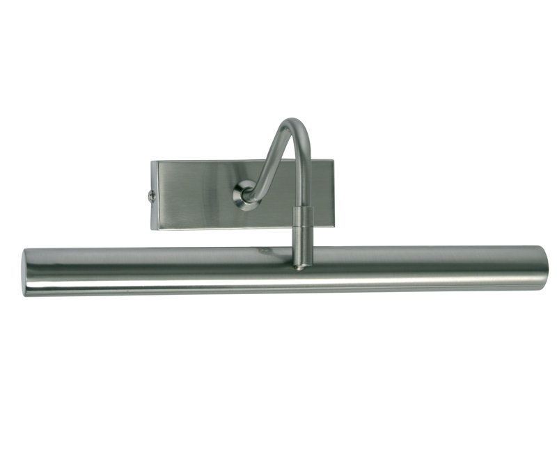 1 -Light Hardwired LED Wall Mounted Picture Light, 2700K, Satin Chrome