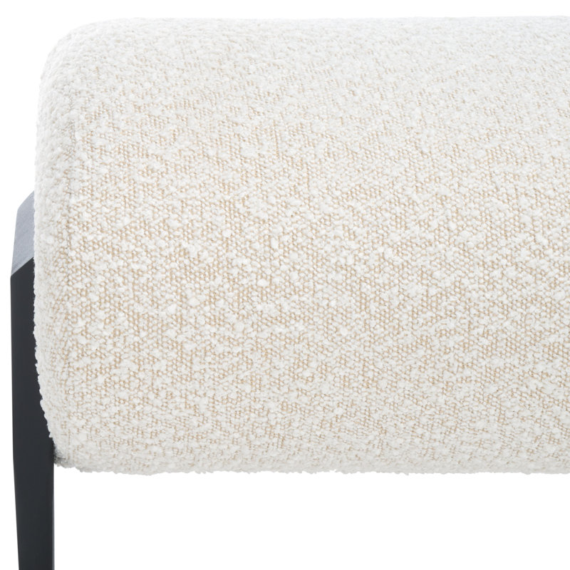 Banc rembourré Breshauna, Beige clair