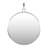 Stopwatch Round Accent Mirror - 40"W x 40"H - Black-49634726-49657723