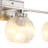 Deana 3 Light Bath Vanity with Ribbed Clear Shade-924407535