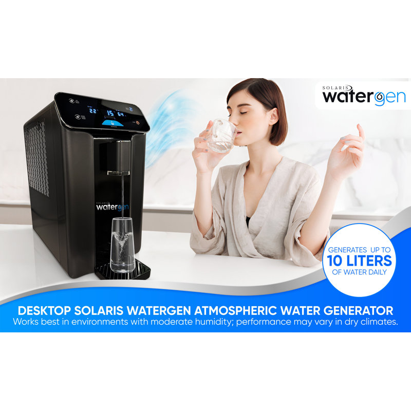 Solaris WaterGen A10 for USA / 110 V ( Matte Black / Black ), Black