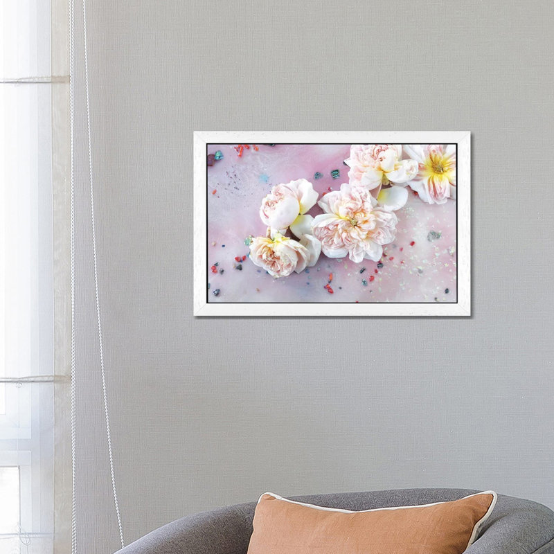 Flower Power - Dance by Antuanelle - Floater Frame Print on Canvas, White Framed, 66.04 cm H x 45.72 cm W