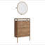 Armoire à chaussures murale avec miroir