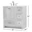 Ensemble de meuble-lavabo simple 32 po Soma-175165296