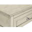 Table de bout d'appoint transitionnelle à 2 niveaux, table de chevet avec tiroir de rangement, placage blanc antique pour la chambre ou le salon | Idée de cadeau-1063360241