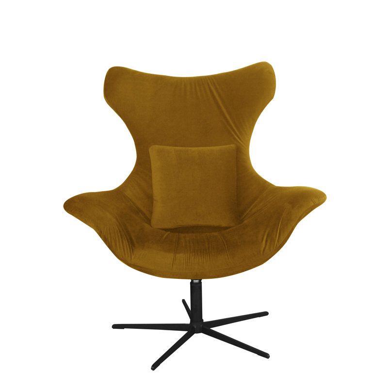 Swivel Lounge Chair, Gold