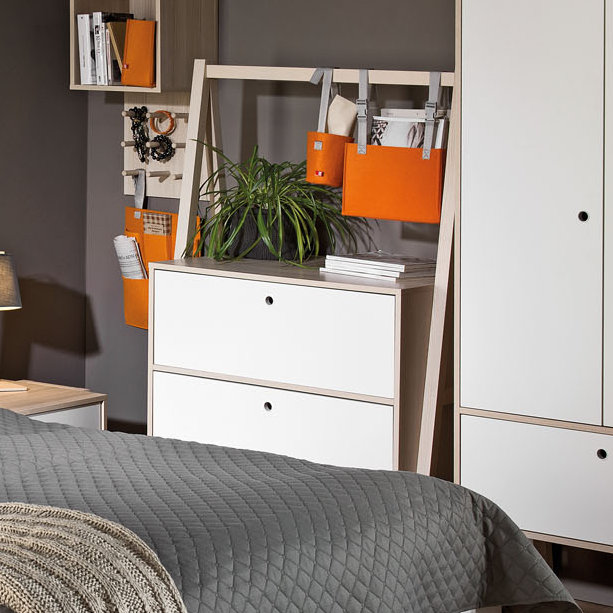 Robena 2 Drawer Chest of Drawers, White