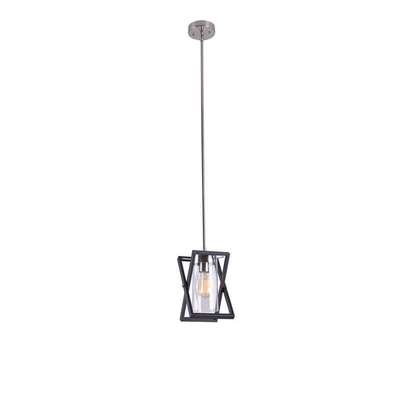 Luminaire suspendu géométrique unique 1 lumière