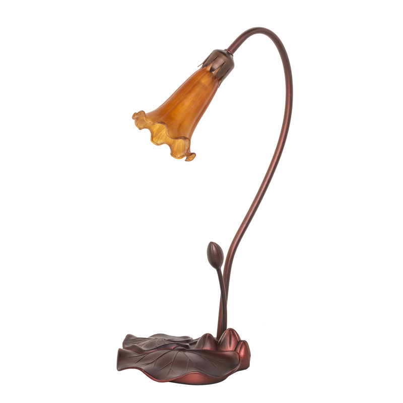 Meyda Tiffany & Stained Glass Table Lamp, Amber