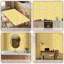 Papier peint adhésif auto-adhésif amovible Banner Yellow-190640226