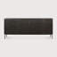 Grooves 80'' W Solid Wood Sideboard