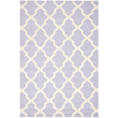 Darr Geometric Wool Hand Woven Area Rug