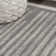 Keisha Modern Berber Stripe Gray/Cream Rug