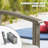 Amario Patio 60" Round Dining Set With Removable Lazy Susan And Sunbrella® Cushions