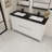 Bayyinahi 58.82 " W Freestanding Standard Free Standing Single Double Vanity Bathroom Vanity With Plastic Top-1219101950