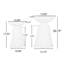 Ensemble de 2 tables d'appoint en fer Serenita-1792313015