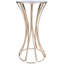 Faruh Metal & Mirrored Side Table