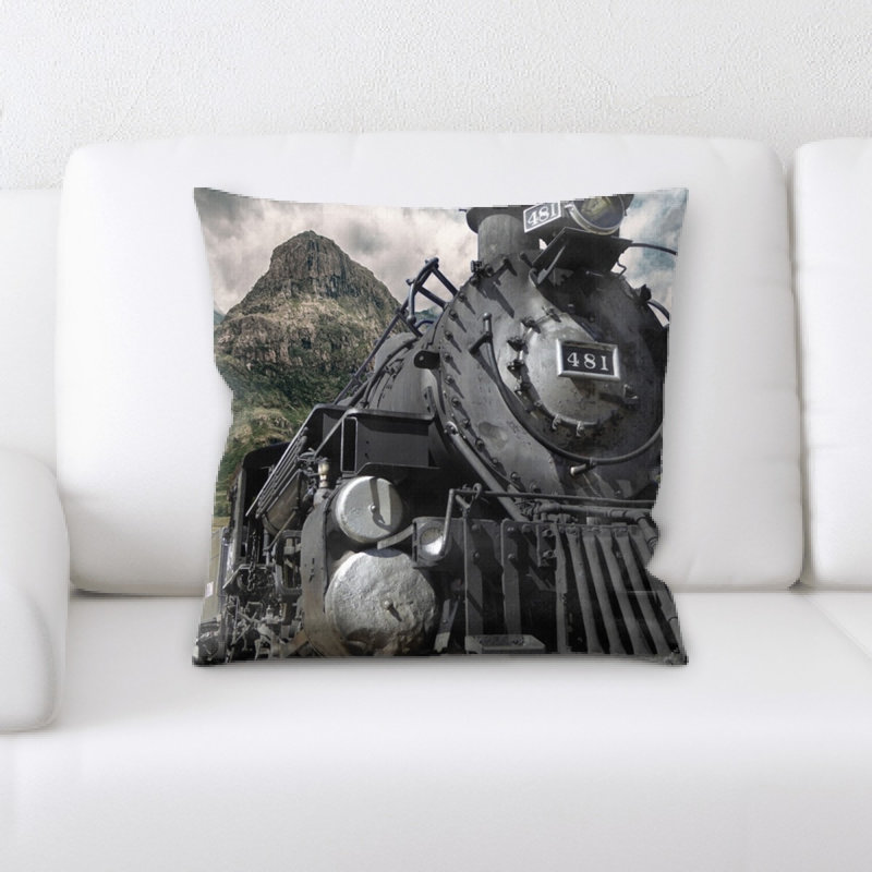 Train Throw Pillow