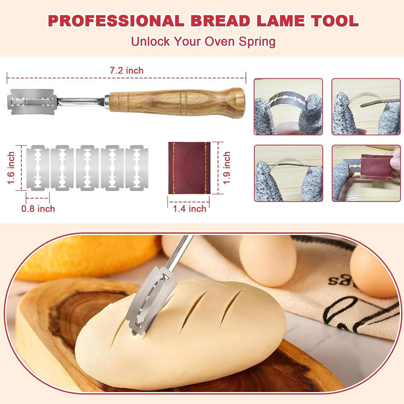 Sourdough Starter Kit, Bread Proofing Baskets