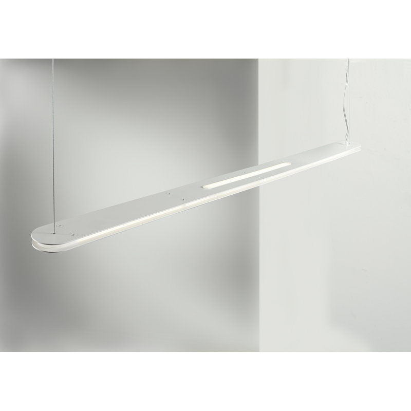 Tratto 3 - Light LED Square/Rectangle Pendant, White