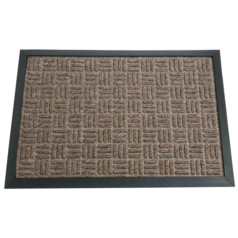 West Tisbury Non-Slip Indoor Doormat, Brown, 16" W x 24" L