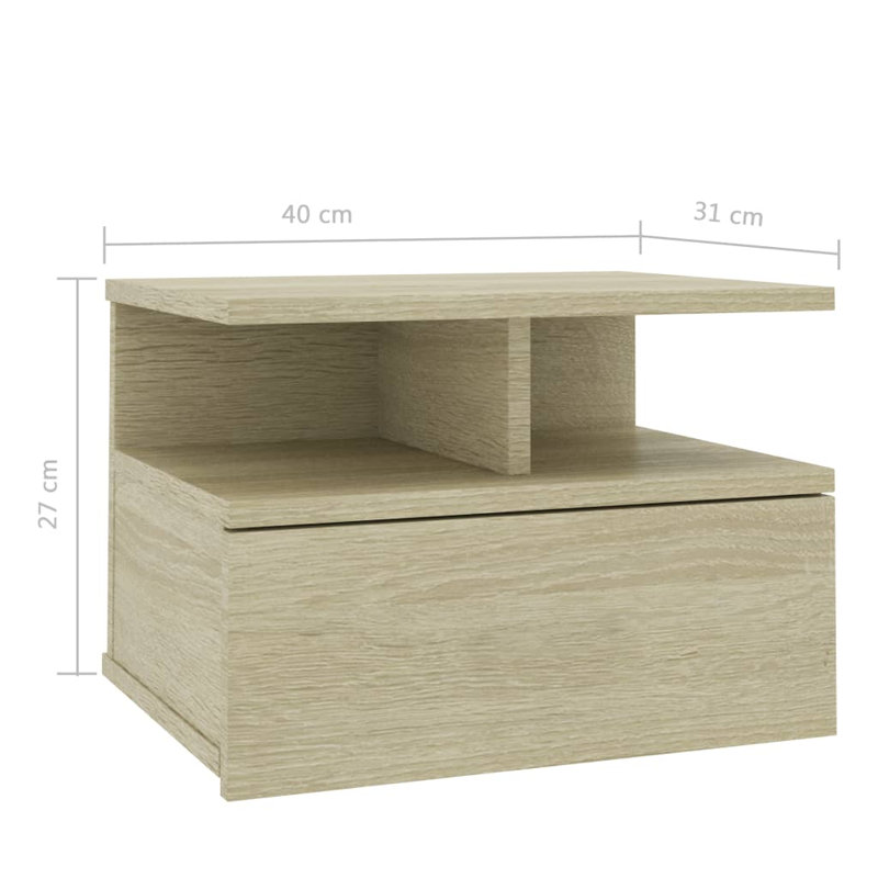 Table de chevet Enon, Chêne