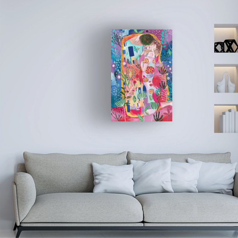 Melissa Wang 'In Dreams II' Colorful Botanical Canvas Art