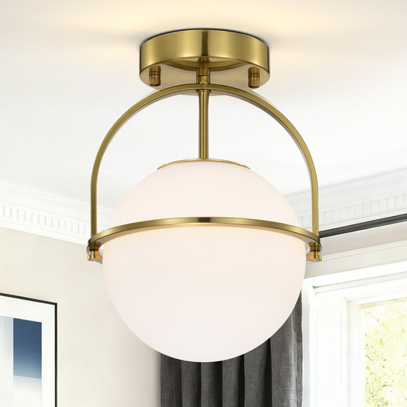 Khalika Flush Mount, Gold
