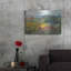 «Garden Border» par Carol Rowan, art mural en métal, 24 po x 16 po-981749300