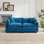 Canapé Cloud, canapé modulaire moderne, pour chambre à coucher et appartement dans le salon, coussin de siège rembourré à double couche confortable, tissu chenille respirant-1330358027