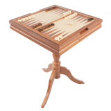 Game Table - Reversible Tabletop with Chess, Checkers and Backgammon Gameboards - Game Room Furniture -  Chess & Games 