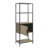 Algean 24"W x 15"D x 64"H 3-Shelf Bookcase With Storage Cabinet
