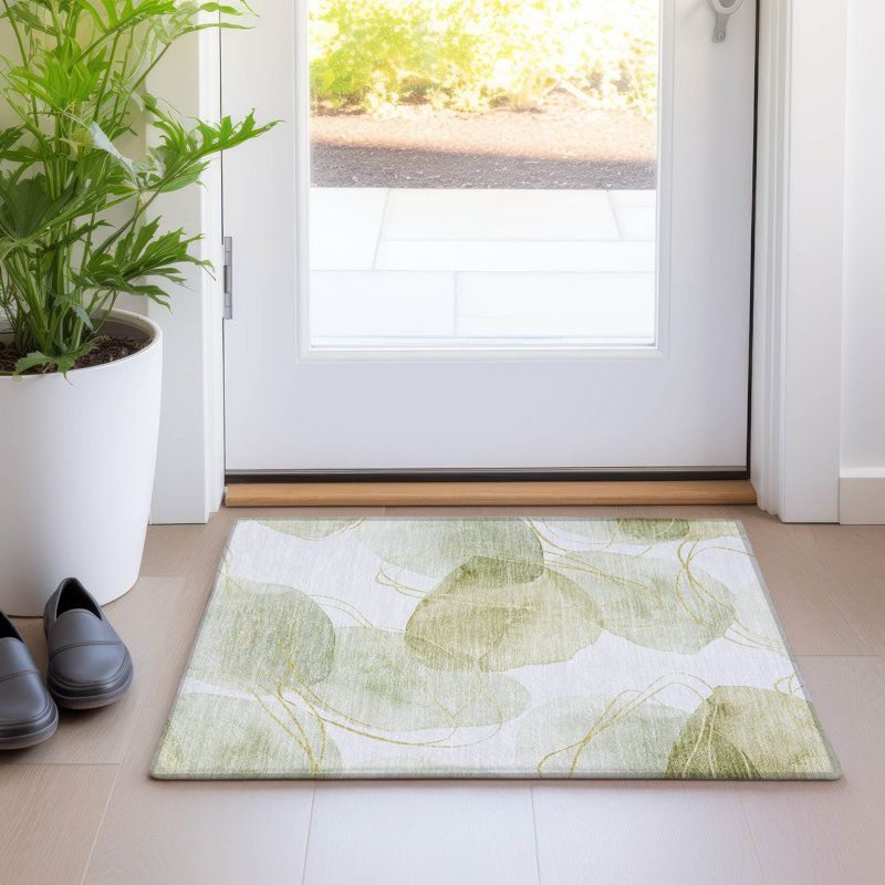 Altair Washable Abstract Indoor / Outdoor Rug, Rectangle 1'8" x 2'6"