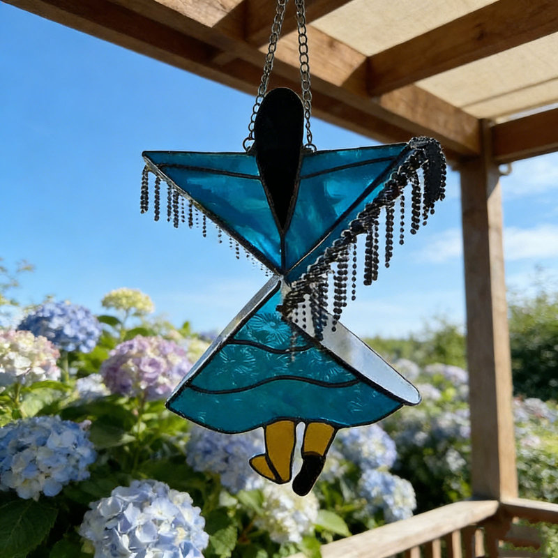Stained Dancing Wind Chime