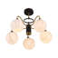 5 - Light Matte Black Chandelier Pendant