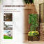 Lit de jardin surélevé en bois avec treillis Outsunny