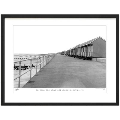 Sandilands, Promenade Looking South C1955 - Single Picture Frame Print