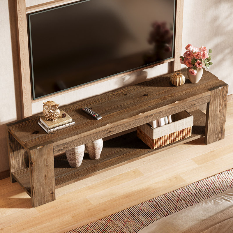55" Solid Wood TV Stand