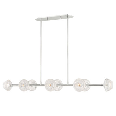 Luminaire pour îlot 8 lumières Dorene