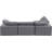 Hulene Velvet L-Shaped Sectional Reversible-87141396