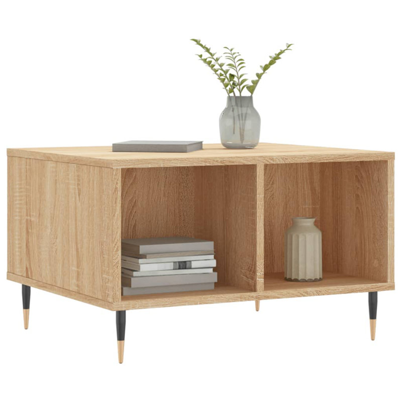 Miria Coffee Table with Storage, Sonoma Oak