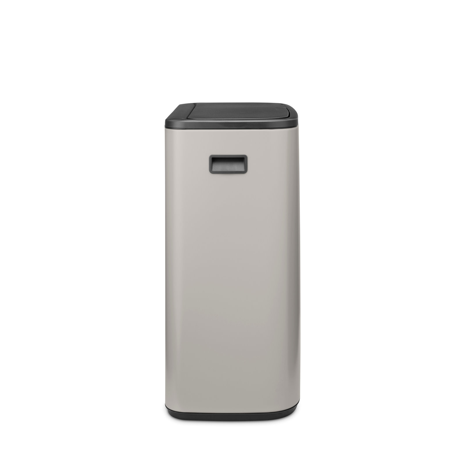 Brabantia Bo Touch Top Dual Recycling Can, Soft Gray
