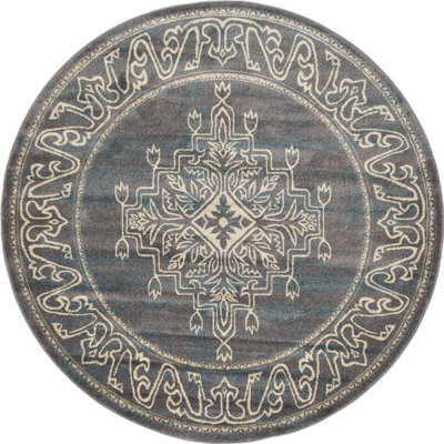 Tapis oriental gris Mumford