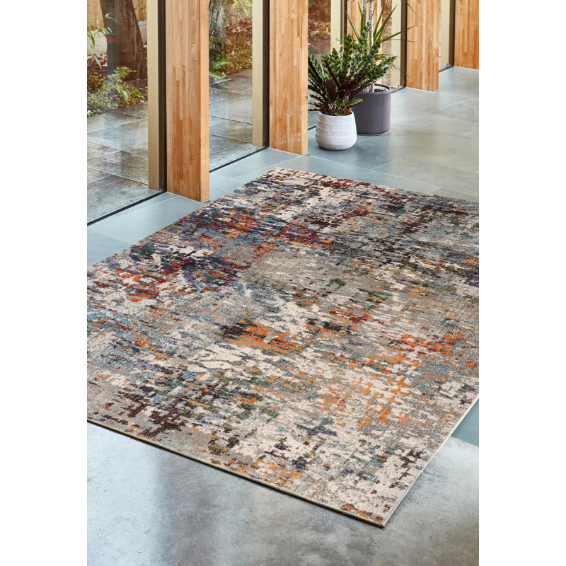 Antebi Abstract Area Rug, Rectangle 160 x 230 cm