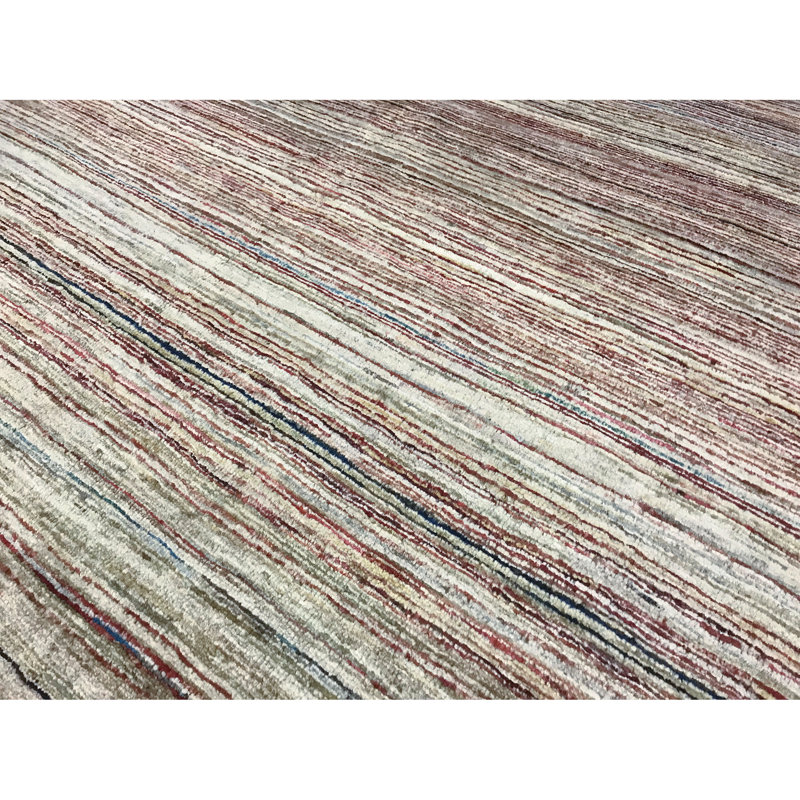 Gabbeh Hand-Knotted High-Quality Beige Area Rug