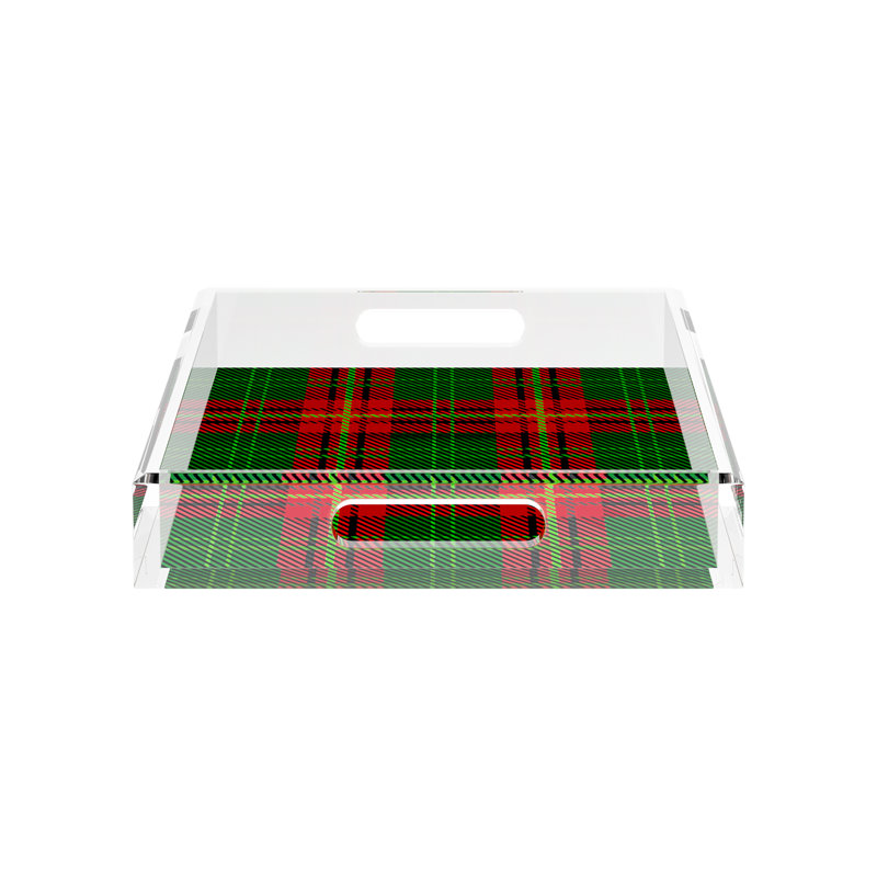 Acrylic Decorative Tray, 17"W x 10.5"D x 2"H