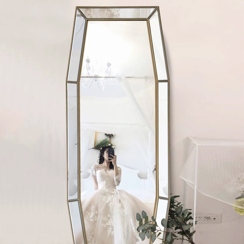 Miroirs pleine longueur en bois manufacturé, H 70,87 po x l 27,56 po